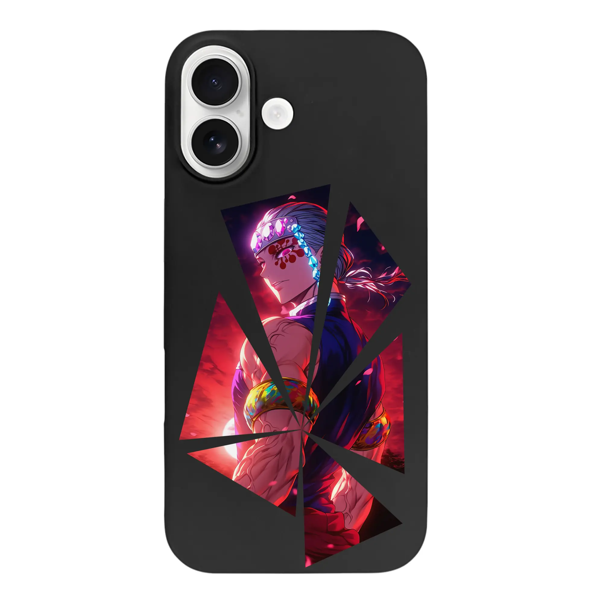 鬼滅の刃 グッズ,宇髄 天元 - iPhone 17 シリーズ シリコンケース 薄型 耐衝撃 指紋防止 ソフトタッチカバー 精密フィット 傷防止 保護ケース iPhone 17/17 Air/17 Pro/17 Pro Max 対応